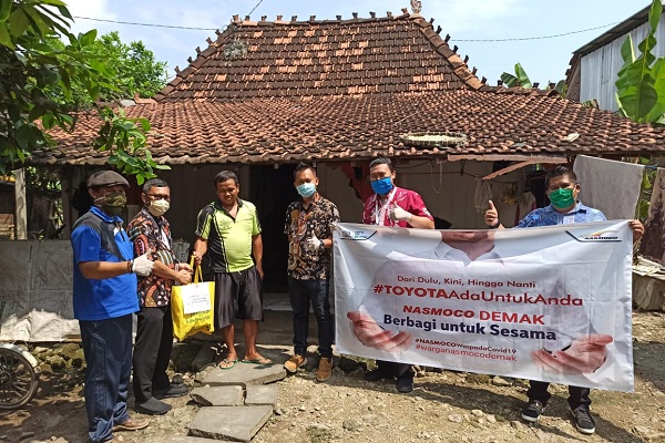 Peringati Hari Jadi saat Pandemi Corona, Nasmoco Bagi-Bagi Ribuan Sembako